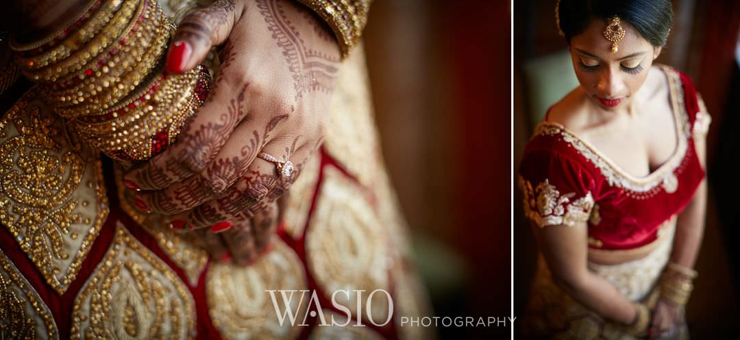 00-Indian-wedding-chicago-rosemont-details-bride Indian Wedding at Rosemont Convention Center - Arya and Arpit