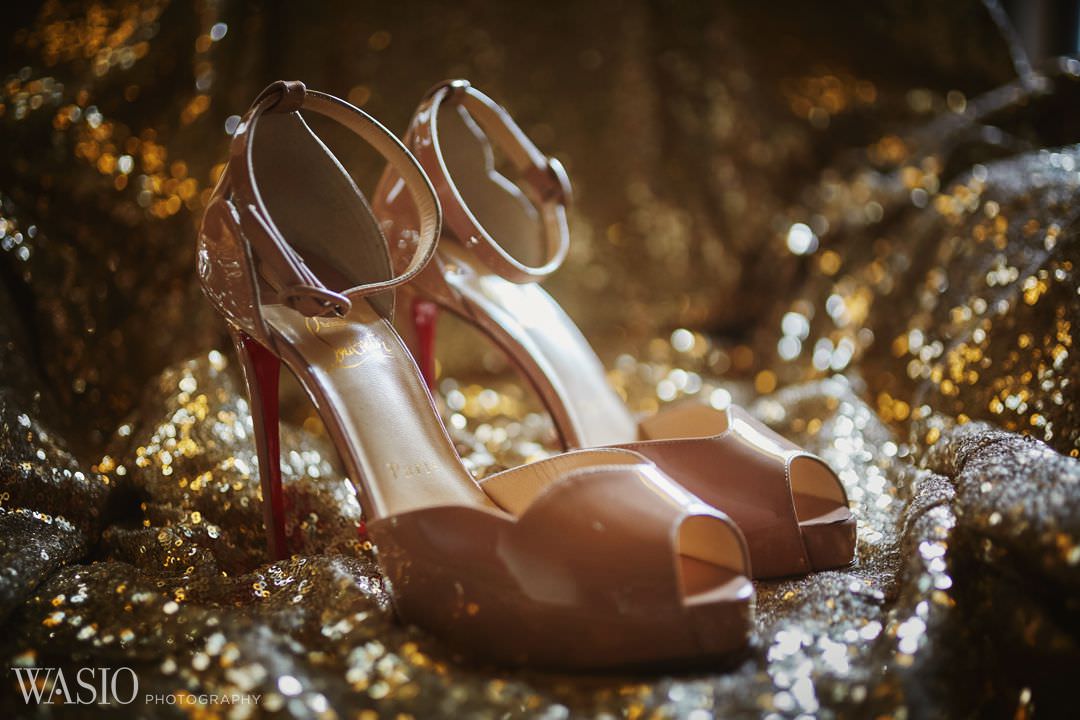 02-wedding-shoes-details-preparations-classy Knickerbocker Hotel, Chicago Wedding - Magdalynn + Joseph