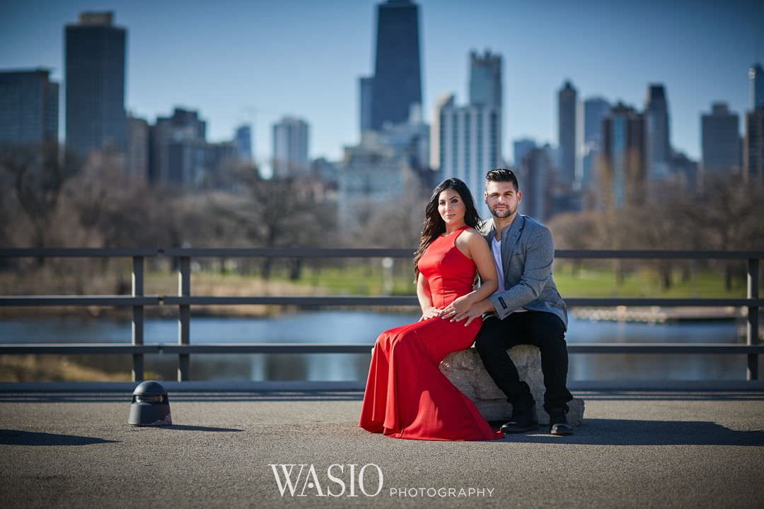 14-chicago-engagement-sunrise-elegant-skyline Chicago Sunrise Engagement Session - Sara + Peter