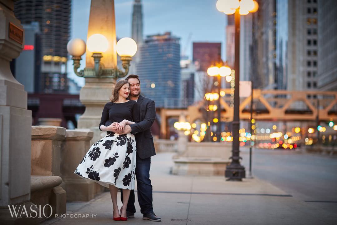 15-Chicago-engagement-best-photographer-night Spring Engagement session - Stephanie + Zach