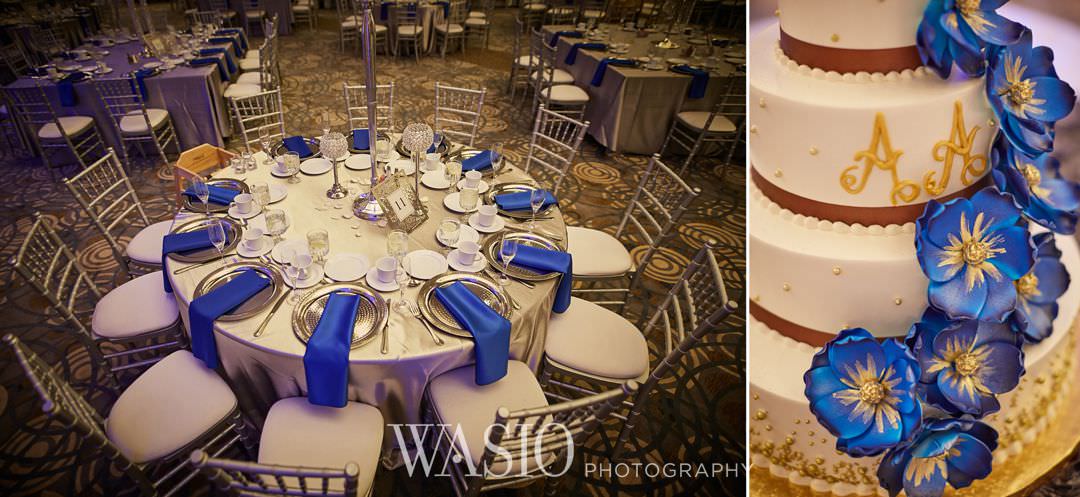 32-Indian-wedding-chicago-rosemont-table-decor Indian Wedding at Rosemont Convention Center - Arya and Arpit