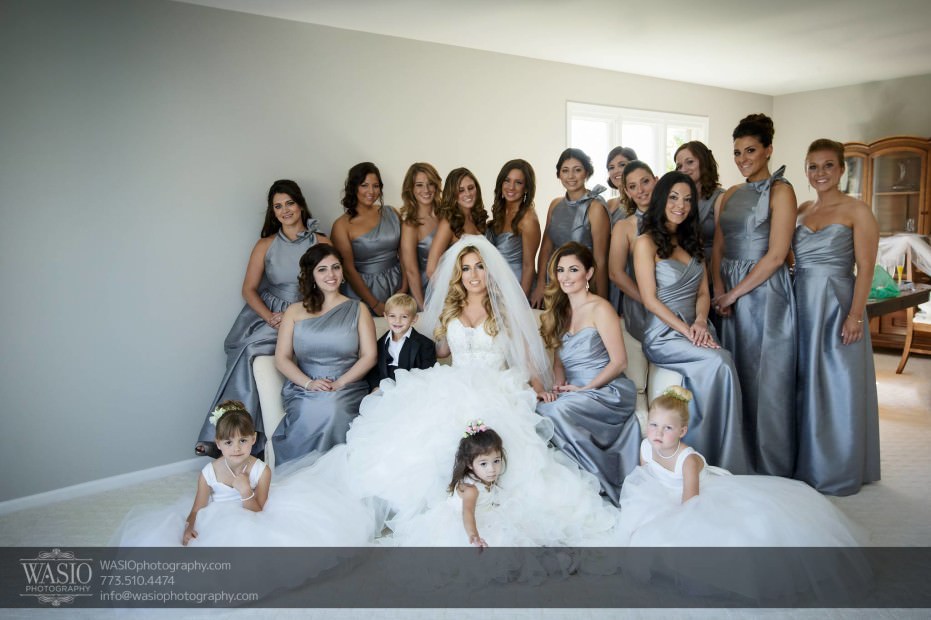 Country-club-wedding-bride-bridesmaids-flower-girls-silver-dresses-078-931x620 The Country Club Wedding - Nicole + Dean